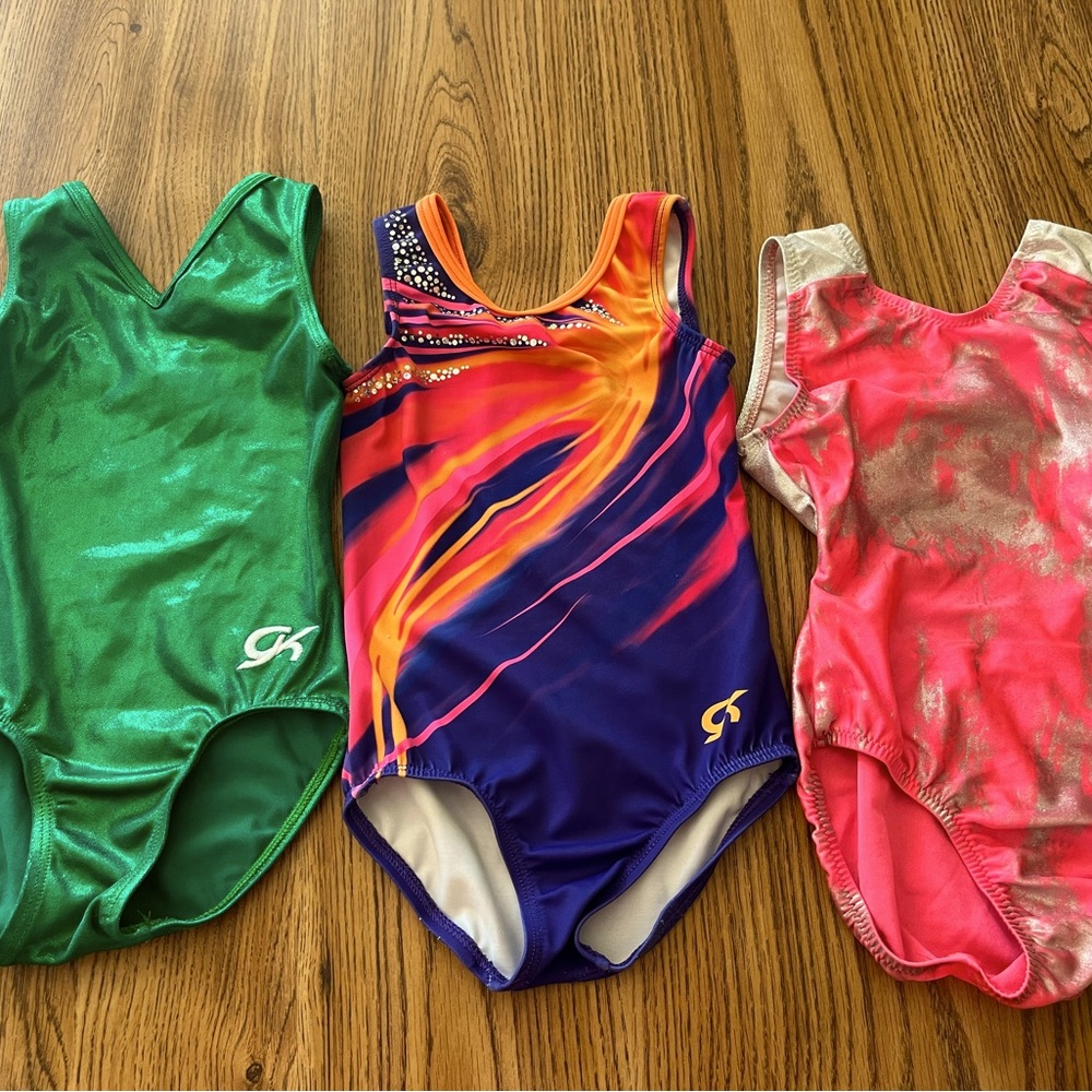 Lot of 3 CS gymnastics leotards